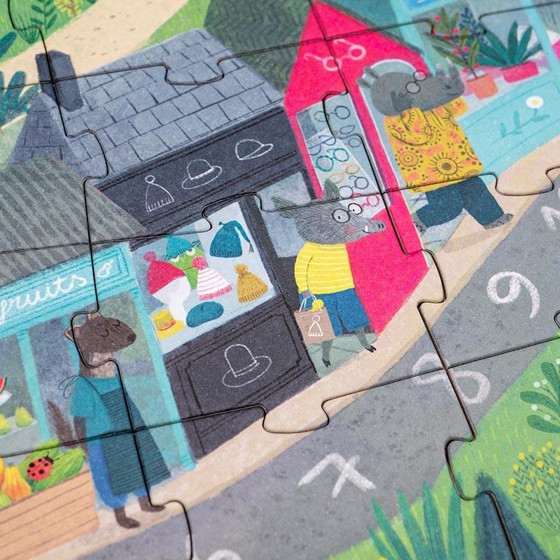 puzzle y juego de pistas